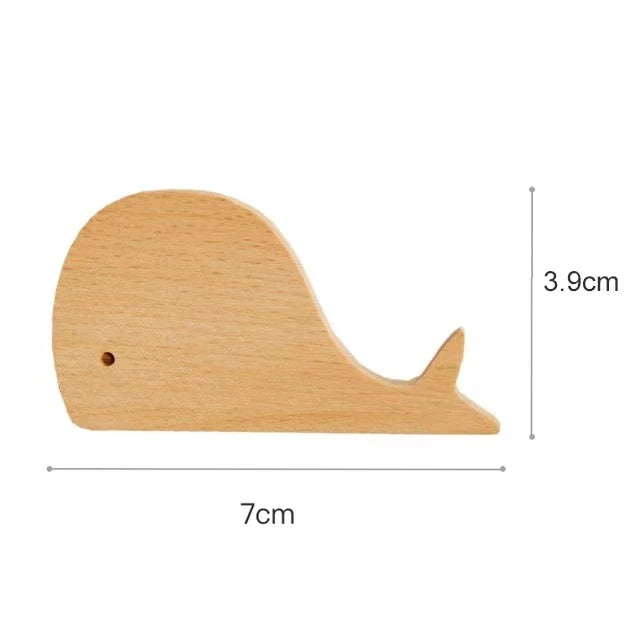 Patère murale enfant en bois - Les Animio
