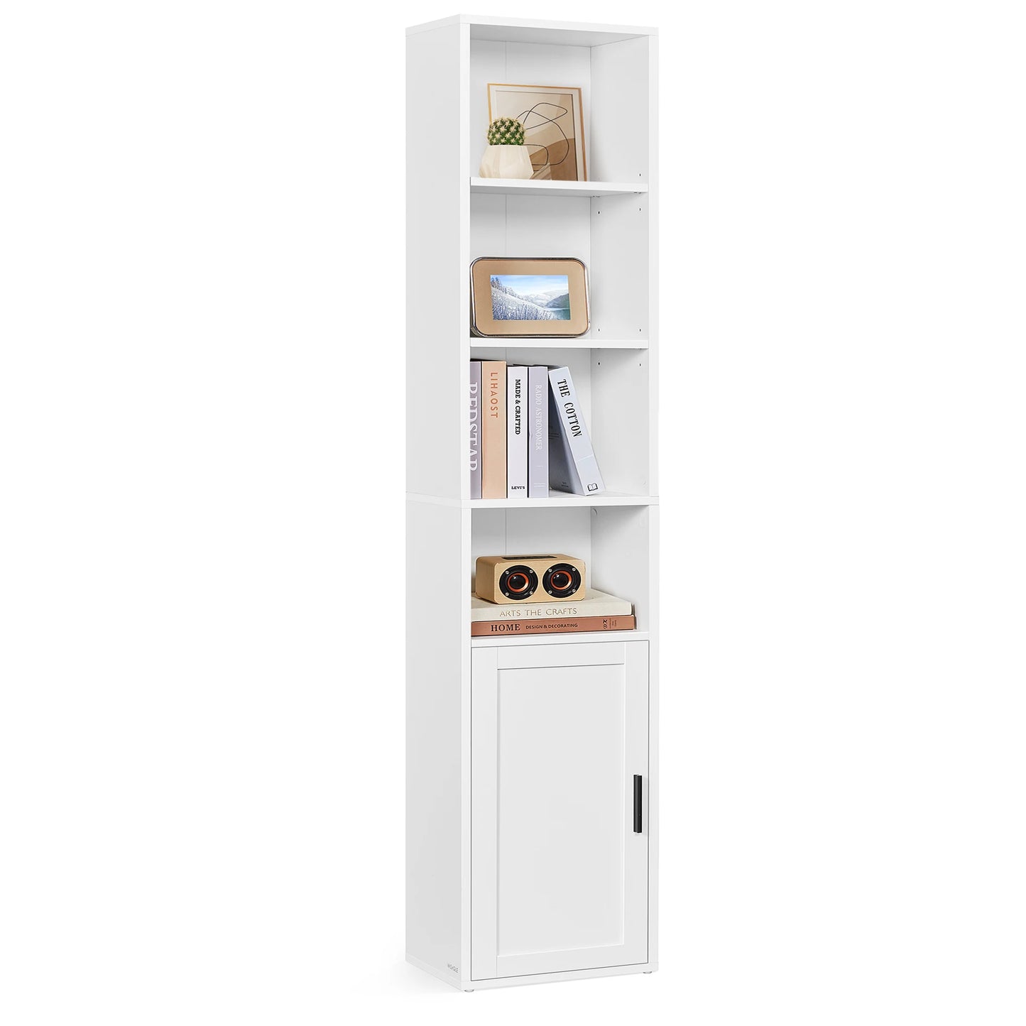 Colonne de rangement en bois avec porte - Le Portelio