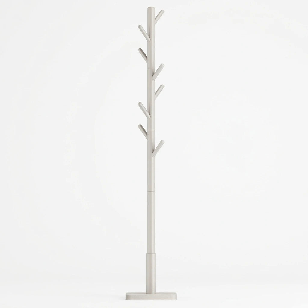 porte manteau cactus style scandinave en bois beige cappuccino