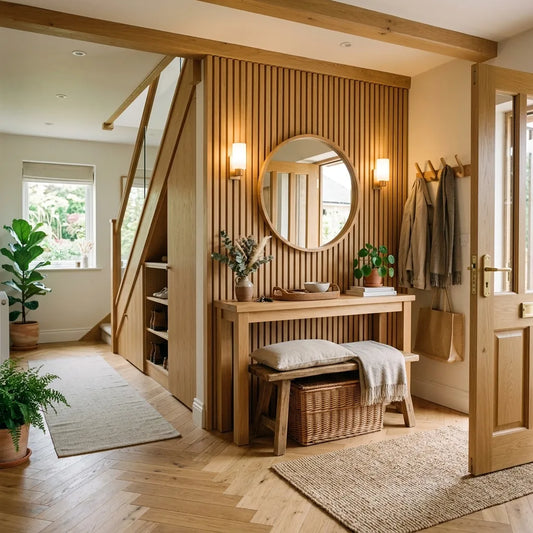 aménager une entrée en bois
