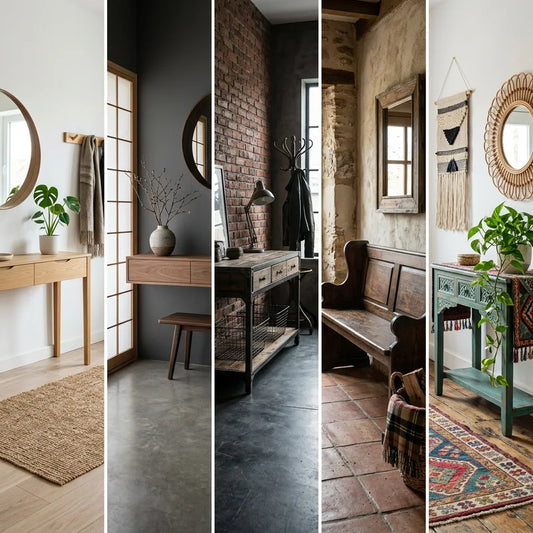 5 différents style d'entrée en bois