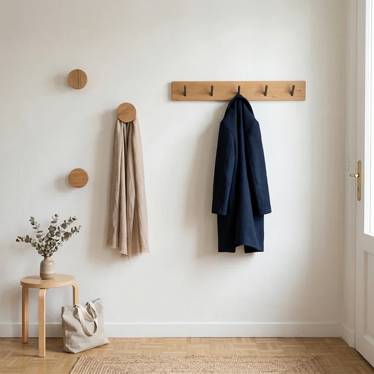 patères en bois ou porte manteau