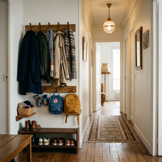 porte manteau dans une entrée