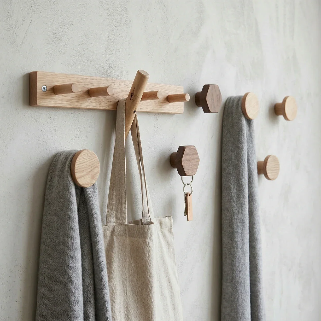 patères en bois