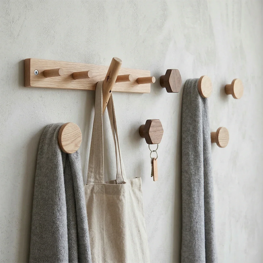 patères en bois