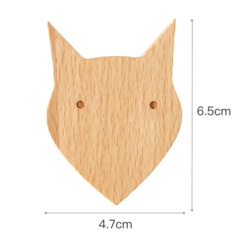 Patère murale enfant en bois - Les Animio