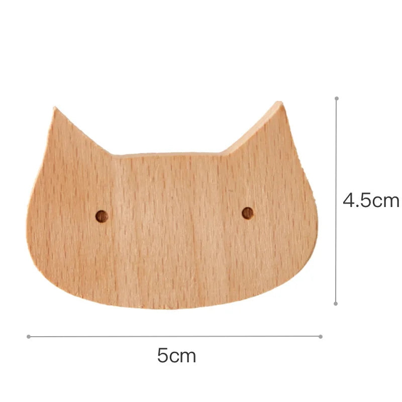 Patère murale enfant en bois - Les Animio