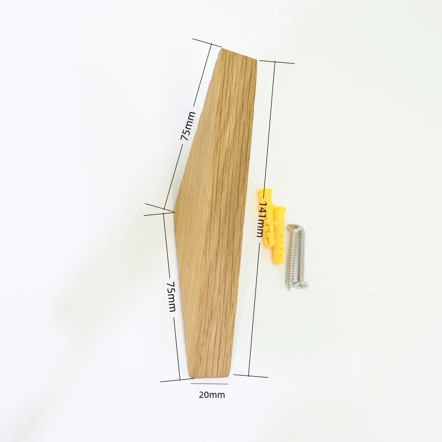Patère bois triangle mural en bois - Le Bladeio