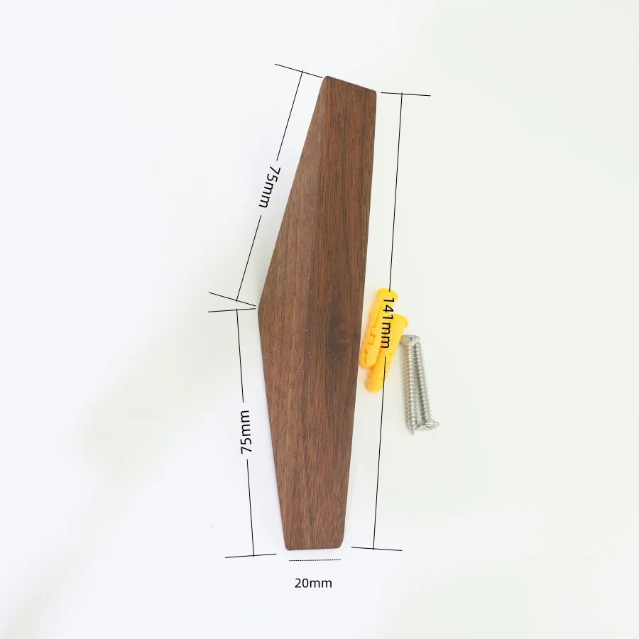 Patère bois triangle mural en bois - Le Bladeio