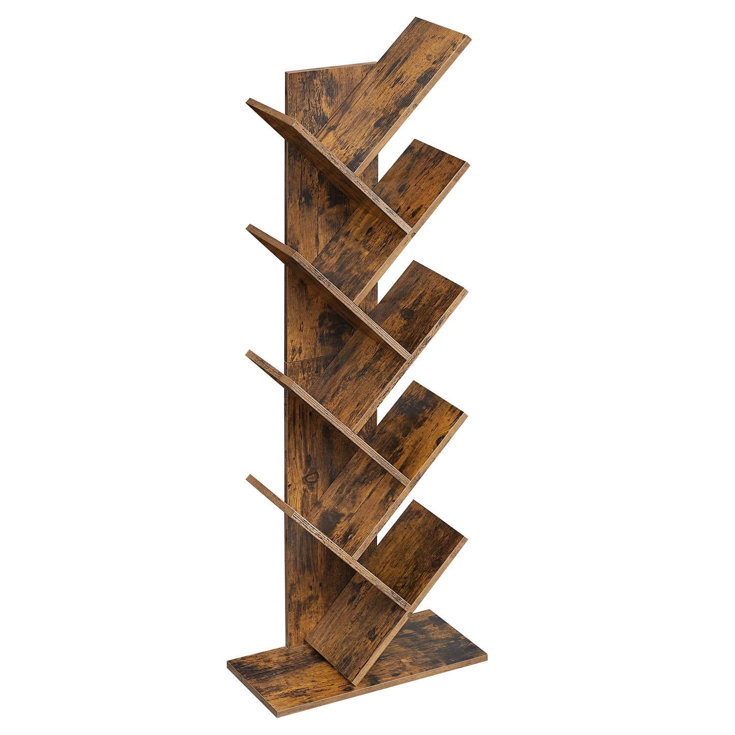 Bibliothèque arbre bois 8 niveaux sur pied - Le Treeo