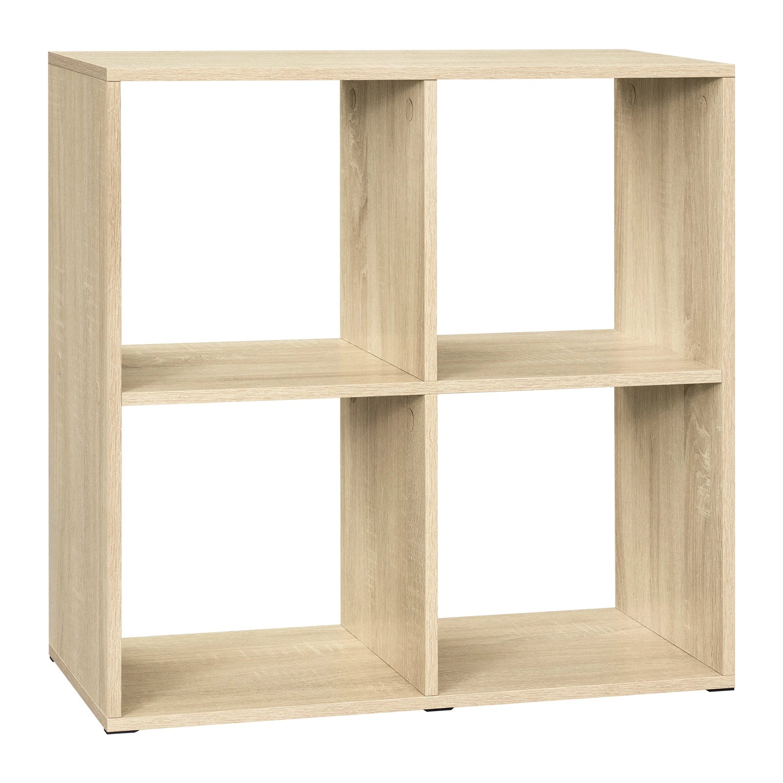 Petite étagère de rangement en bois 4 cases - Le Quadrio