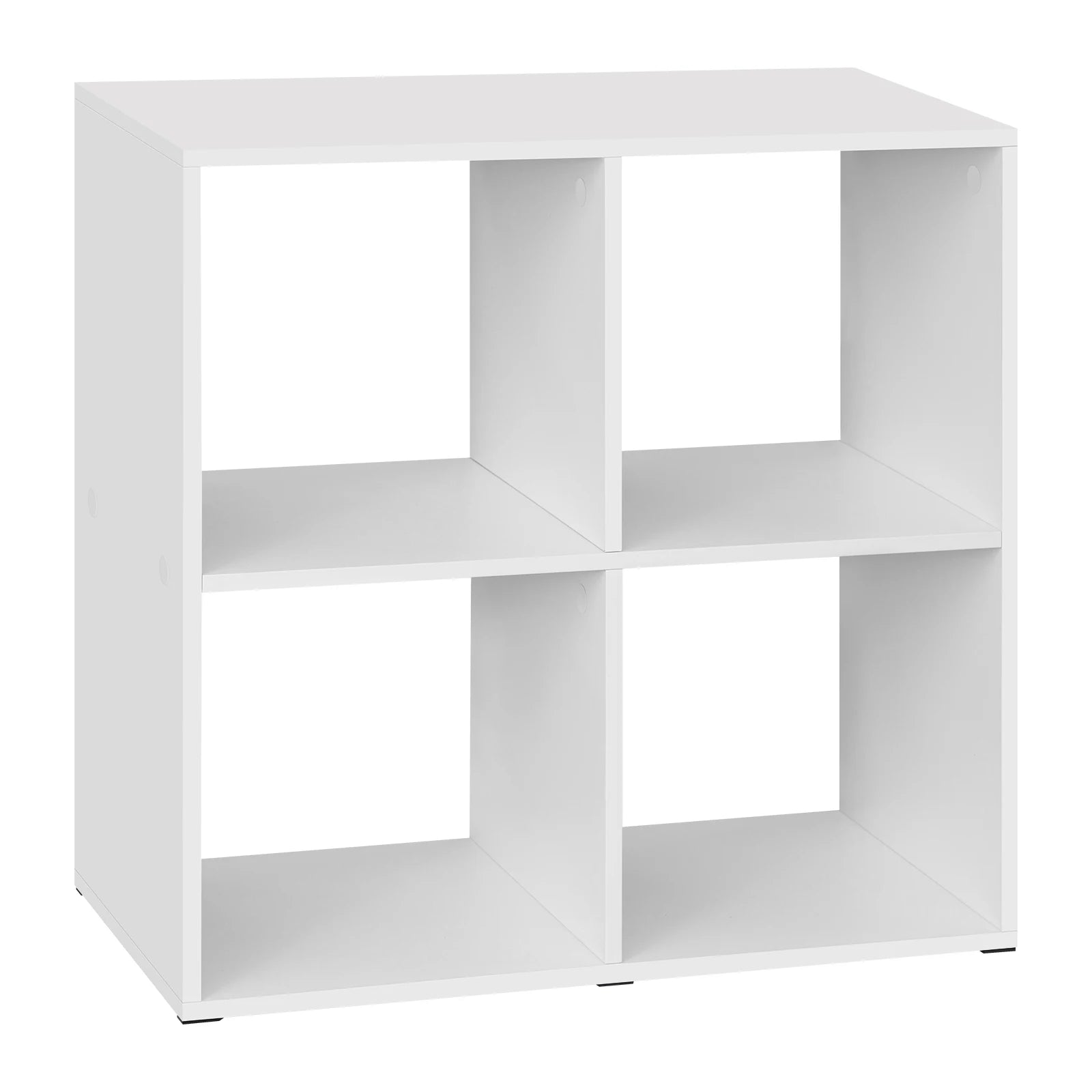 Petite étagère de rangement en bois 4 cases - Le Quadrio