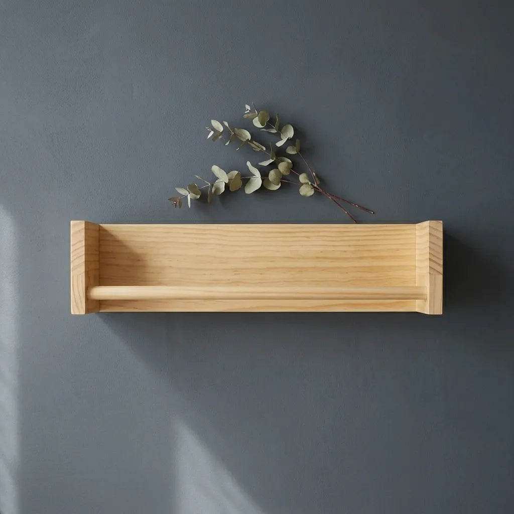 Lot de 3 étagères murales flottantes en bois pour cuisine - Le Boxio