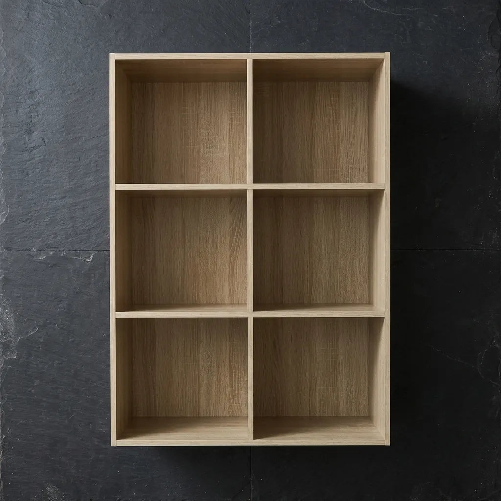 Meuble de rangement 6 cases en bois - Le Hexio