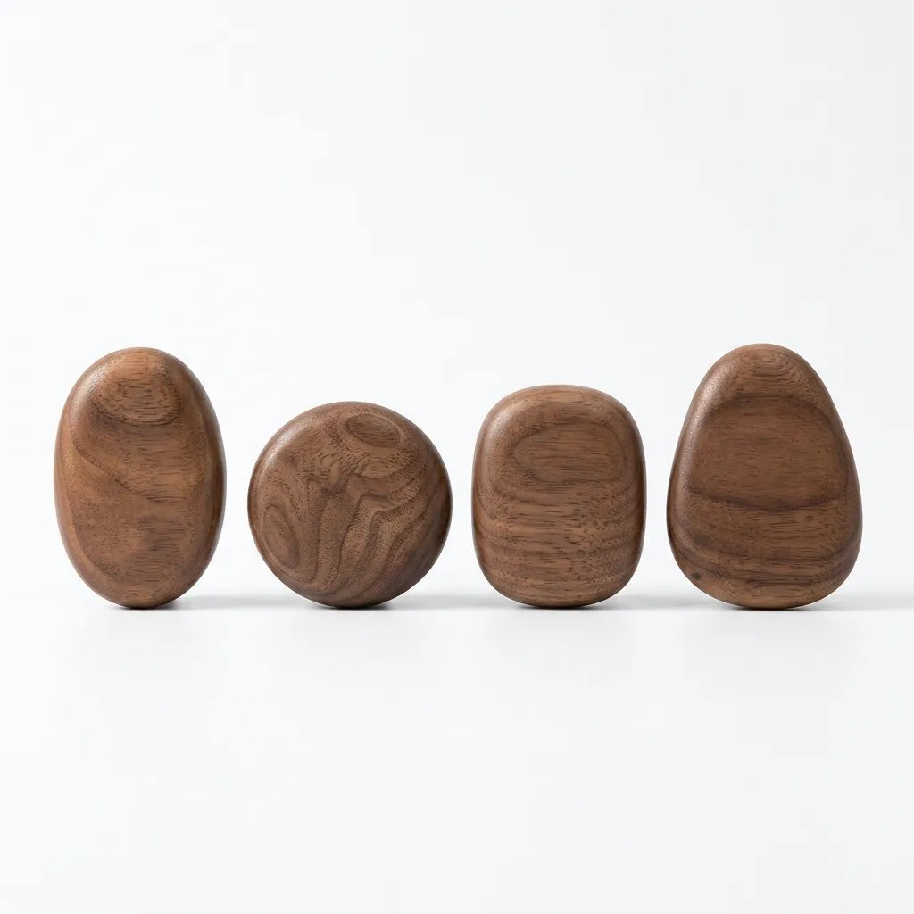 Patère design pour entrée en bois massif - Le Knobio