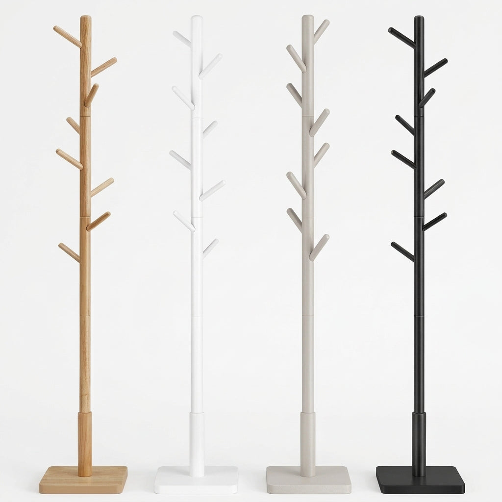 porte manteau cactus style scandinave en bois