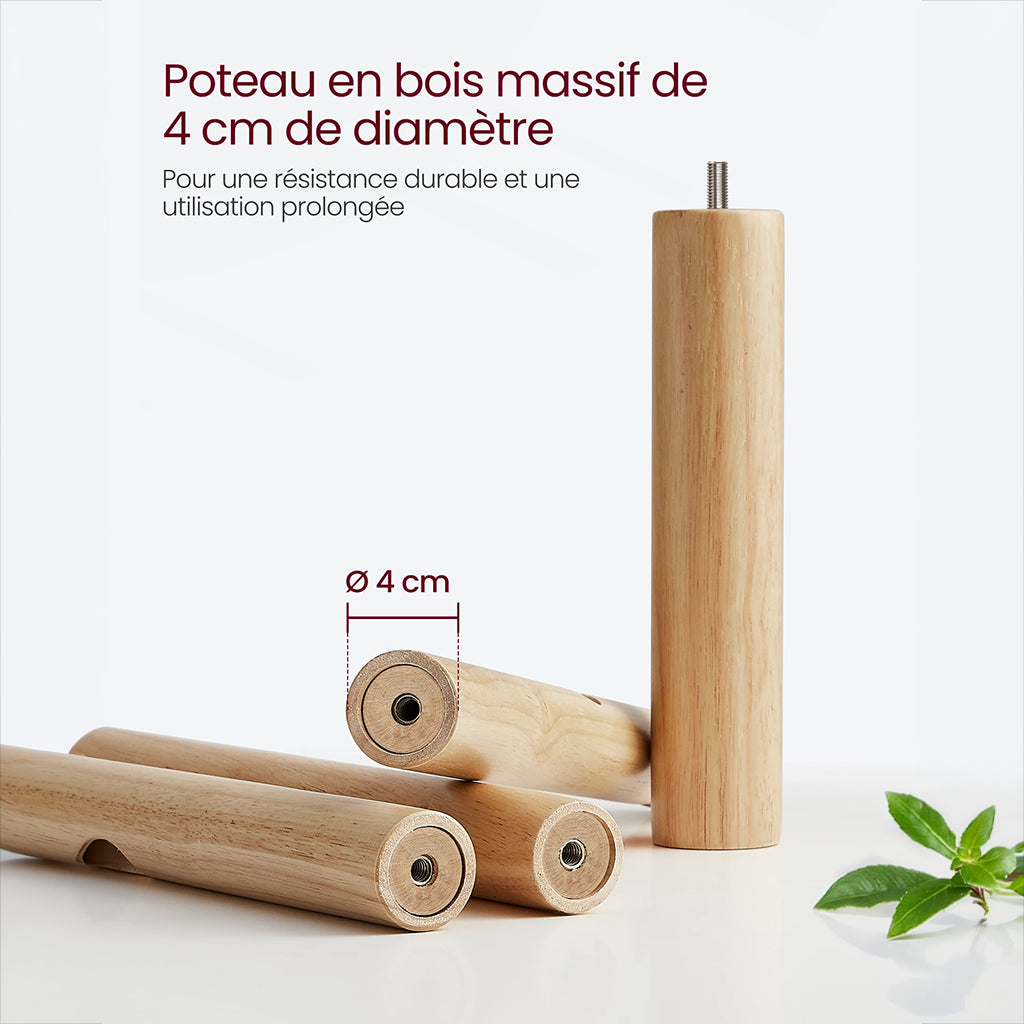 porte manteau cactus style scandinave en bois